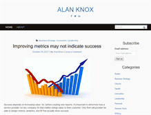 Tablet Screenshot of alanknox.net